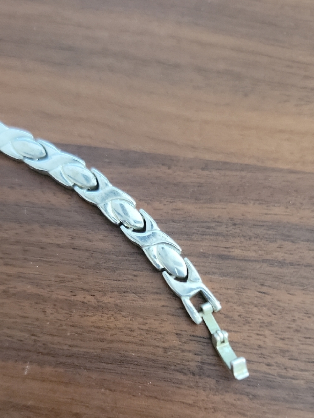 Silver .925 Xoxo Bracelet 7.5 Inches View 2